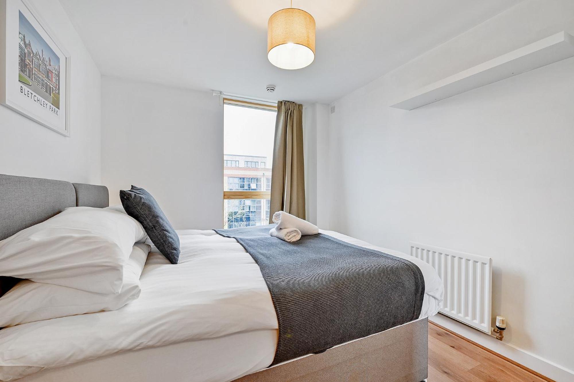The Vizion Serviced Apartments From Pincott Properties - Free Parking, Private Balcony, And Wifi Milton Keynes Exteriör bild